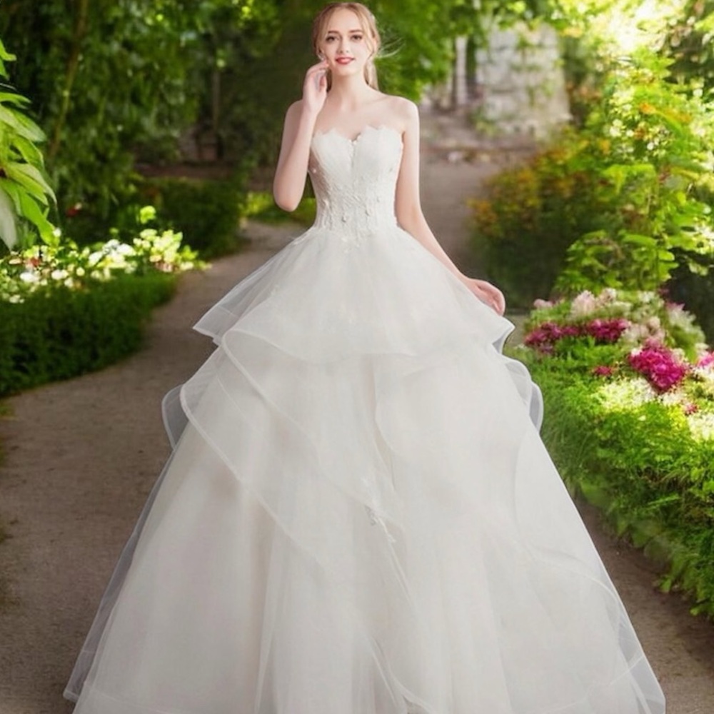 Stunning White Bridal Gown